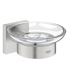 Grohe Start Cube Jabonera con soporte mural Supersteel (41096DC0)