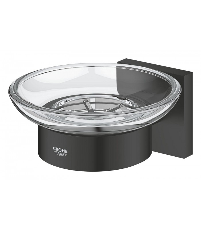 Compra online Grohe Start Cube Saboneteira com Suporte de Parede Preto Fosco (410962430) en oferta al mejor precio