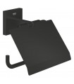 Grohe Start Cube Porta-rolo de papel higiênico preto fosco (411022430)