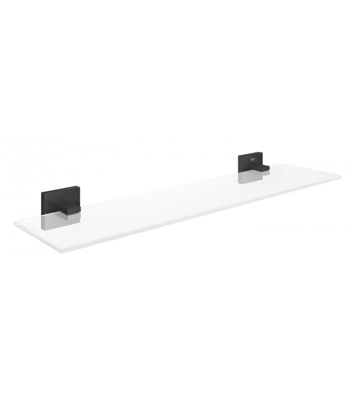 Compra online Prateleira de vidro Grohe Start Cube preto fosco (411092430) en oferta al mejor precio