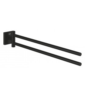 Toalheiro Grohe Start Cube Preto Mate (409762430)