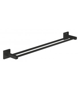 Grohe Start Cube Toallero doble Negro mate (411042430)