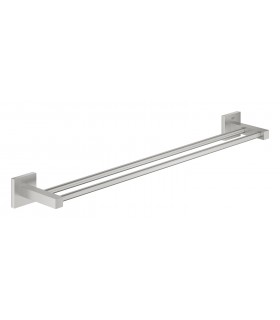 Toalheiro duplo Grohe Start Cube Supersteel (41104DC0)