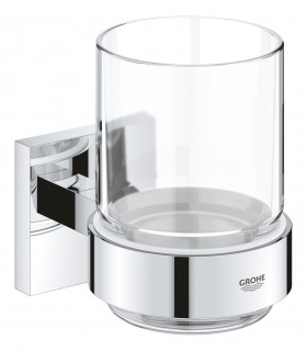 Grohe Start Cube Vaso de cristal con soporte Cromo (41097000)