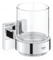 Grohe Start Cube Vaso de cristal con soporte Cromo (41097000)
