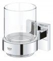 Grohe Start Cube Recipiente de vidro com suporte Cromado (41097000)