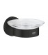 Grohe Start Jabonera con soporte mural Negro mate (411932430)