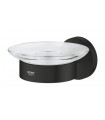 Grohe Start Jabonera con soporte mural Negro mate (411932430)