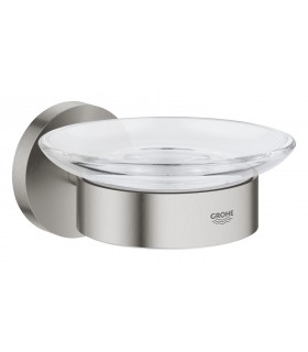 Saboneteira Grohe Start com suporte de parede Supersteel (41193DC0)
