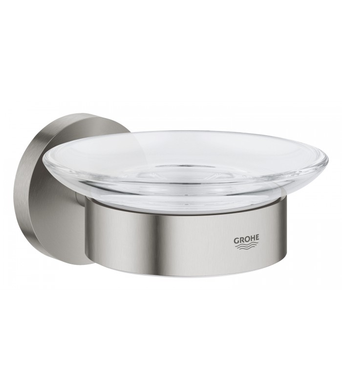 Compra online Saboneteira Grohe Start com suporte de parede Supersteel (41193DC0) en oferta al mejor precio