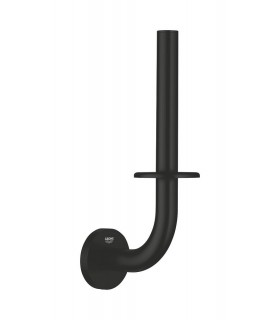 Grohe Start Suporte para rolo de papel higiênico de parede Preto fosco (411862430)
