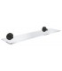 Grohe Start Repisa de cristal Negro mate (412022430)