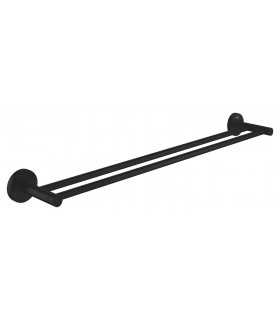Grohe Start Toalheiro Duplo Preto Mate (412032430)