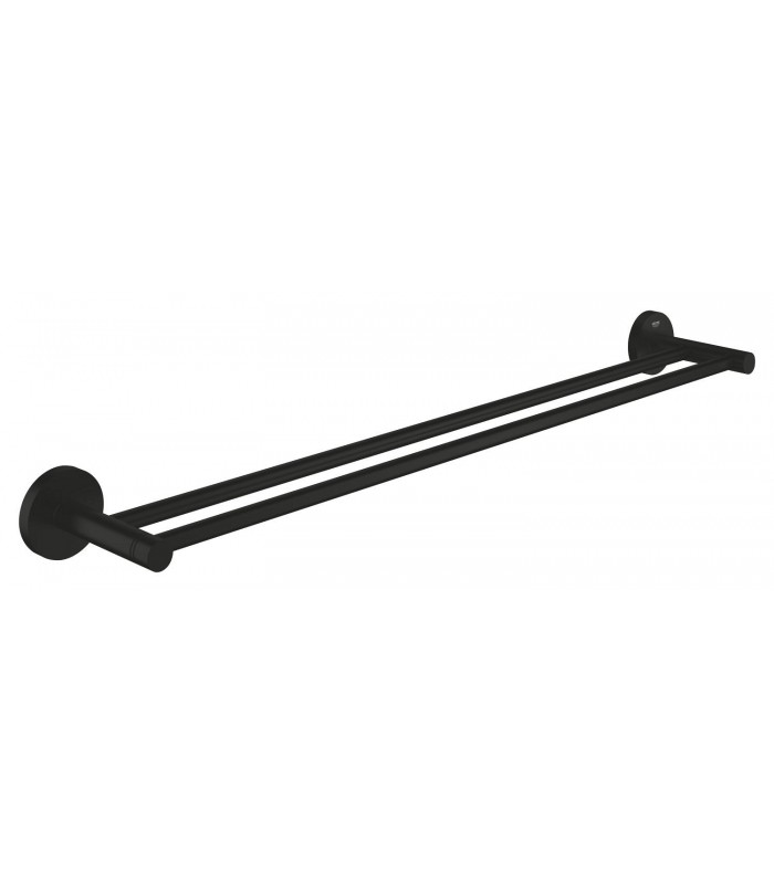 Compra online Grohe Start Toalheiro Duplo Preto Mate (412032430) en oferta al mejor precio