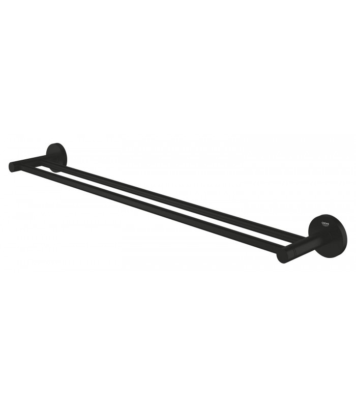 Compra online Grohe Start Toallero doble Negro mate (412032430) en oferta al mejor precio