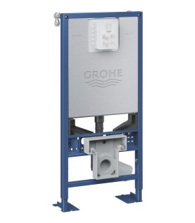 Módulo de WC Grohe Rapid SLX, altura de 1,13 m com tomada elétrica integrada. Ideal para WC sem aro (39599000)
