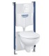 Conjunto de sanita suspensa Grohe Solido Compact, 5 em 1, altura de instalação 1,13 m, branco alpino (39563000)