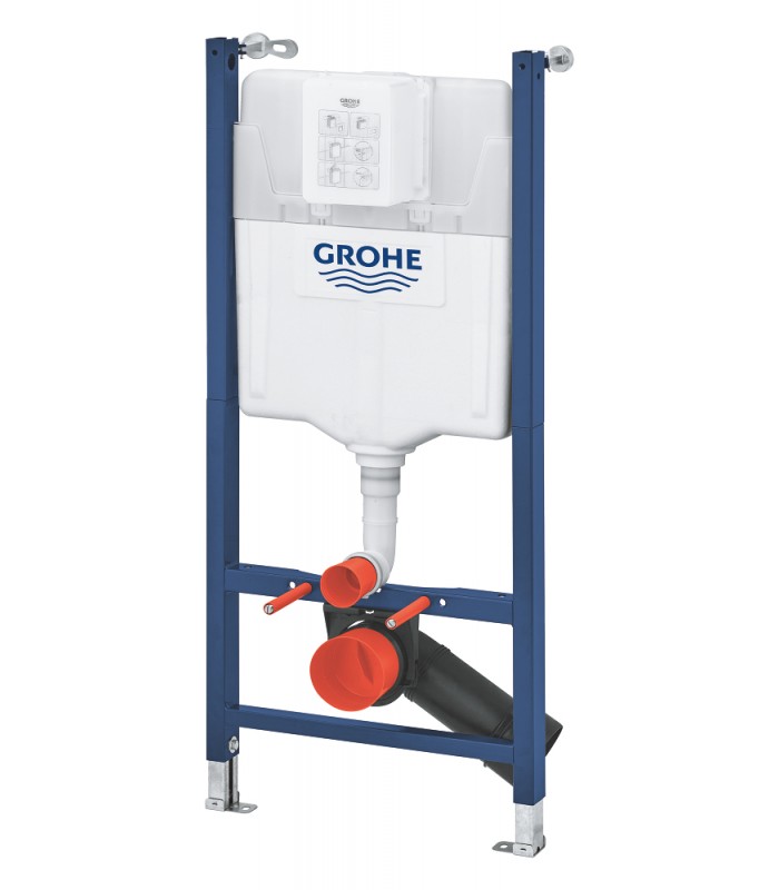 Compra online Grohe Solido Compact Pack 2-en-1 Bastidor 1.13 m y anclajes para instalación de WC  (38939000) en oferta al mejor precio