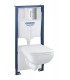 Conjunto de sanita suspensa Grohe Solido, 5 em 1, altura de instalação 1,13 m, branco alpino (39817000)