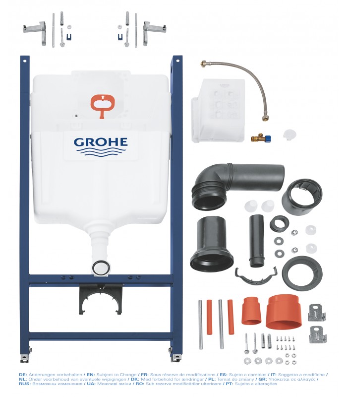 Compra online Grohe Solido Pack 2 em 1 Frame 1,13 m e âncoras para instalação de WC (38971000) en oferta al mejor precio