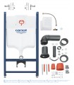 Grohe Solido Pack 2 em 1 Frame 1,13 m e âncoras para instalação de WC (38971000)