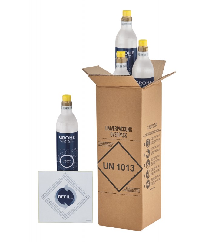 Compra online Grohe GROHE Blue Starter kit Botellas CO2 de 2kg  (40423000) en oferta al mejor precio