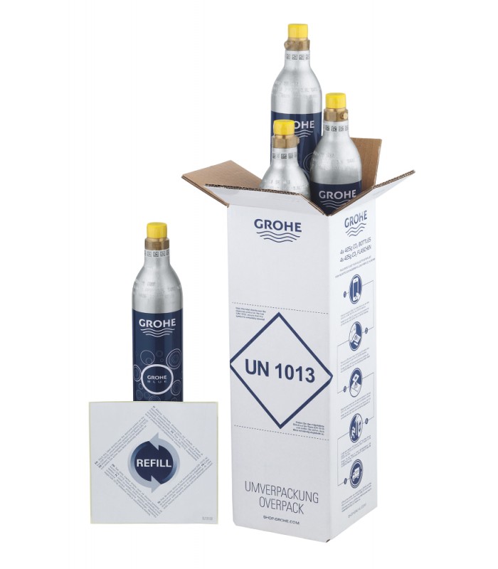 Compra online Grohe GROHE Blue Starter kit Botellas CO2 de 2kg  (40423000) en oferta al mejor precio