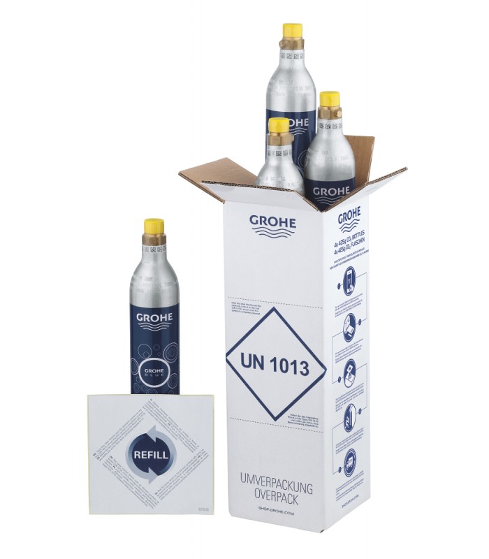 Compra online Grohe GROHE Blue Starter kit Botellas CO2 de 2kg  (40423000) en oferta al mejor precio