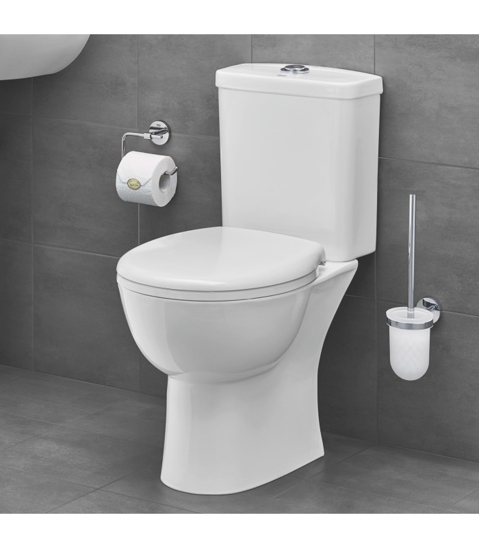 Compra online Grohe Sanitarios Bau Pack Lavabo mural 60 cm Bau + Monomando de lavabo Start Flow Blanco alpino (39472000) en oferta al mejor precio