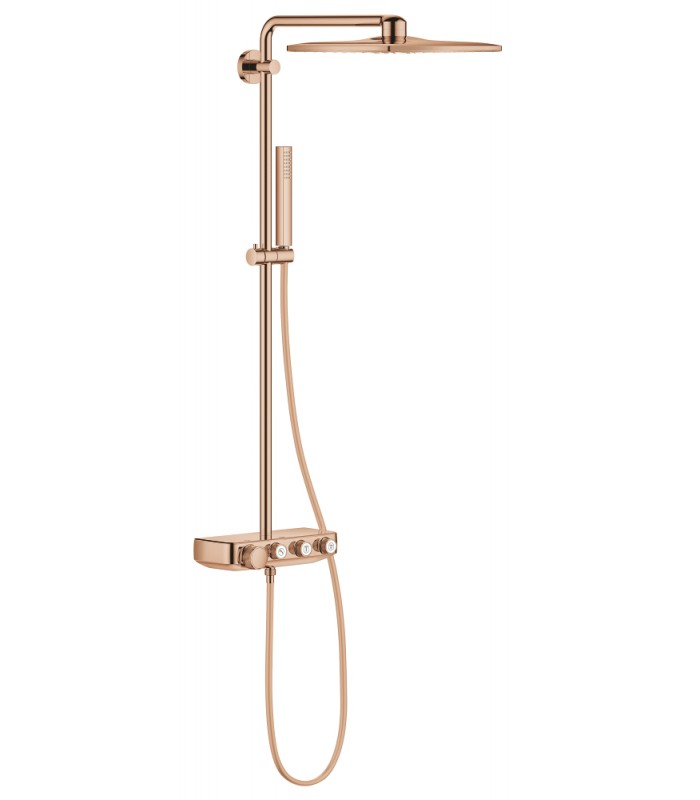 Compra online Grohe Euphoria SmartControl System 310 Cube Duo Sistema de ducha con termostato incorporado Brushed warm sunset (Cobre cepillad en oferta al mejor precio