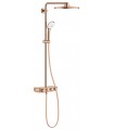 Sistema de duche Grohe Euphoria SmartControl System 310 Duo com termóstato incorporado Brushed cool sunrise (Ouro escovado) (26