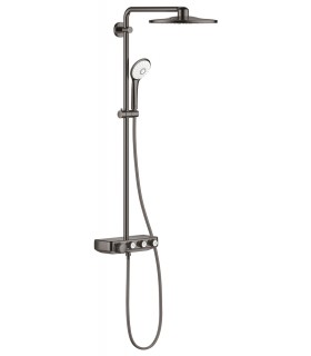 Sistema de chuveiro Grohe Euphoria SmartControl System 310 Duo com termostato integrado Pôr do sol quente escovado (cobre escova