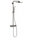Sistema de duche Grohe Euphoria SmartControl System 310 Duo com termóstato incorporado Grafite duro (Grafite brilhante) (26507A0