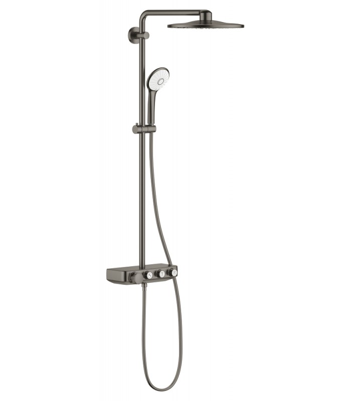 Compra online Sistema de duche Grohe Euphoria SmartControl System 310 Duo com termóstato incorporado Grafite duro (Grafite brilhante) (26507A0 en oferta al mejor precio
