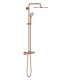 Sistema de chuveiro Grohe Euphoria SmartControl System 310 Duo com termostato integrado Grafite duro escovado