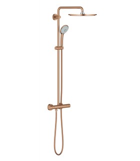 Sistema de chuveiro Grohe Euphoria SmartControl System 310 Duo com termostato integrado Grafite duro escovado