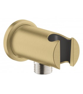 Grohe Rainshower Codo de 1/2" con soporte de ducha Brushed hard graphite (Grafito cepillado) (26658AL0)