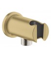 Grohe Rainshower Codo de 1/2" con soporte de ducha Brushed hard graphite (Grafito cepillado) (26658AL0)