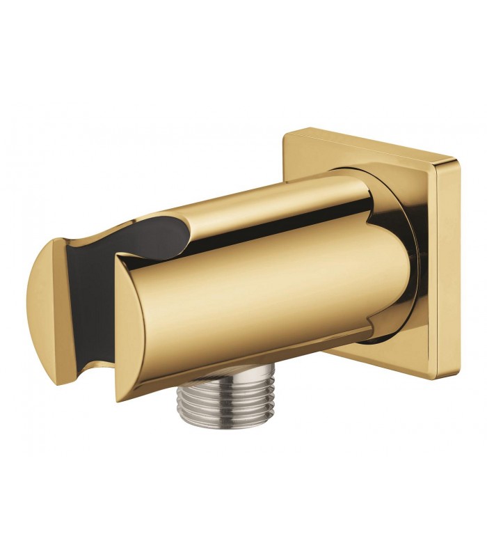 Compra online Grohe Rainshower Codo de 1/2" con soporte de ducha Cool sunrise (Oro brillo) (26658GL0) en oferta al mejor precio