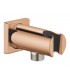 Grohe Rainshower Codo de 1/2" con soporte de ducha Brushed hard graphite (Grafito cepillado) (26659AL0)