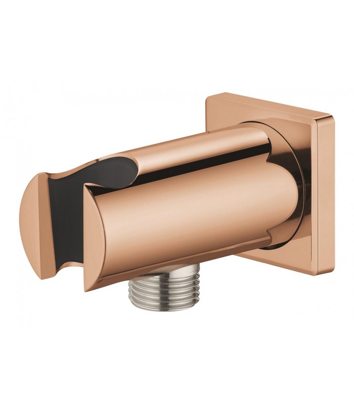 Compra online Grohe Rainshower Codo de 1/2" con soporte de ducha Brushed hard graphite (Grafito cepillado) (26659AL0) en oferta al mejor precio
