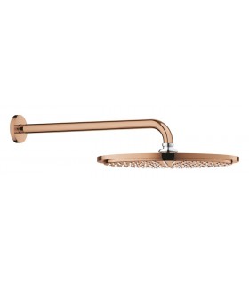 Grohe Rainshower Cosmopolitan 310 Conjunto de ducha con brazo mural 380 mm, 1 chorro Warm sunset (Cobre brillo) (26066DA0)