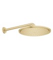 Conjunto de chuveiro Grohe Rainshower Cosmopolitan 310 com braço de parede 380 mm, 1 jato Escovado cool sunrise (Ouro escovado) 