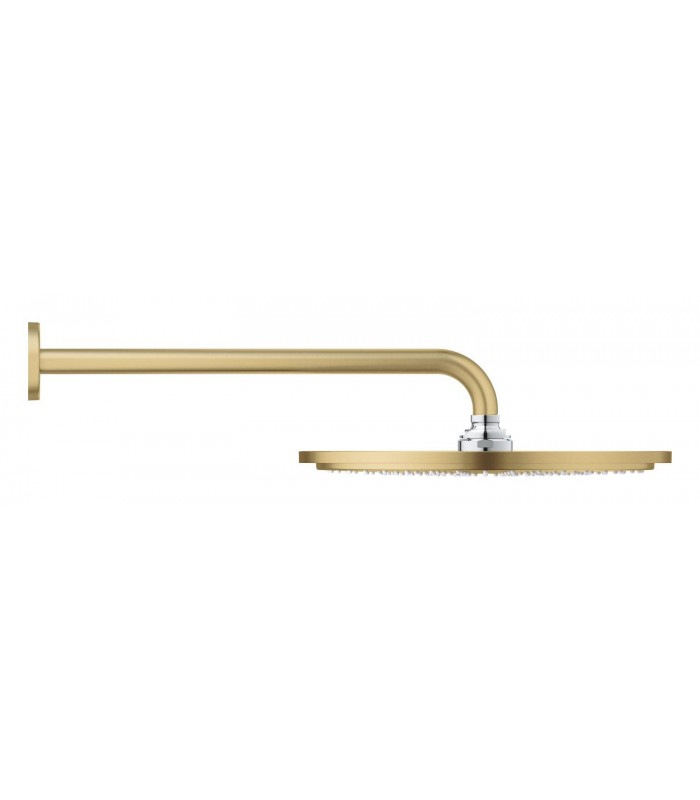 Compra online Conjunto de chuveiro Grohe Rainshower Cosmopolitan 310 com braço de parede 380 mm, 1 jato Escovado cool sunrise (Ouro escovado)  en oferta al mejor precio