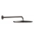 Conjunto de chuveiro Grohe Rainshower Cosmopolitan 310 com braço de parede 380 mm, 1 jato Grafite duro (Grafite brilhante) (2606