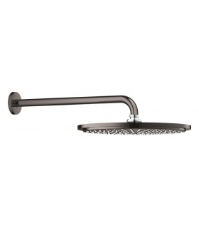 Grohe Rainshower Cosmopolitan 310 Conjunto de ducha con brazo mural 380 mm, 1 chorro Hard graphite (Grafito brillo) (26066A00)