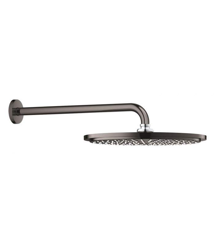 Compra online Conjunto de chuveiro Grohe Rainshower Cosmopolitan 310 com braço de parede 380 mm, 1 jato Grafite duro (Grafite brilhante) (2606 en oferta al mejor precio