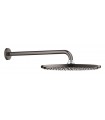 Conjunto de chuveiro Grohe Rainshower Cosmopolitan 310 com braço de parede 380 mm, 1 jato Grafite duro (Grafite brilhante) (2606
