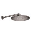 Conjunto de chuveiro Grohe Rainshower Cosmopolitan 310 com braço de parede 380 mm, 1 jato Grafite duro (Grafite brilhante) (2606