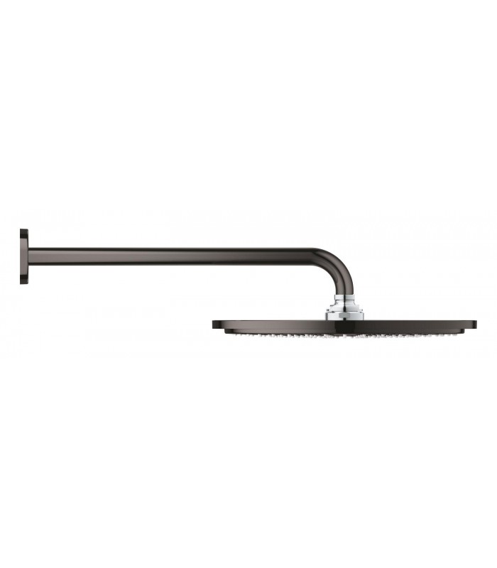 Compra online Conjunto de chuveiro Grohe Rainshower Cosmopolitan 310 com braço de parede 380 mm, 1 jato Grafite duro (Grafite brilhante) (2606 en oferta al mejor precio
